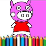 BTS Pig Coloring Book